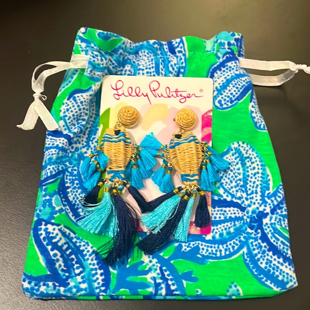 Lilly Pulitzer Fish Earrings